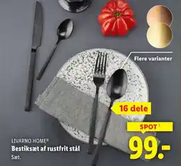 Lidl LIVARNO HOME® Bestiksæt af rustfrit stål tilbud