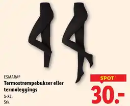 Lidl ESMARA® Termostrømpebukser eller termoleggings tilbud