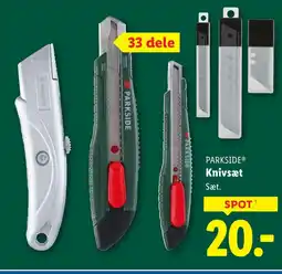 Lidl PARKSIDE® Knivsæt tilbud