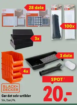 Lidl BLACK+ DECKER Gør det selv-artikler tilbud