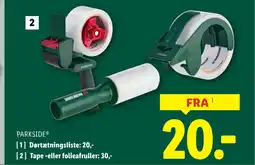 Lidl PARKSIDE® Tape -eller folieafruller tilbud