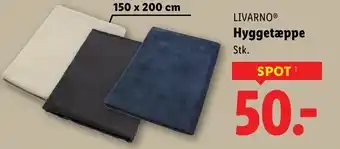 Lidl LIVARNO® Hyggetæppe tilbud