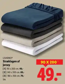 Lidl LIVARNO® Stræklagen af jersey tilbud