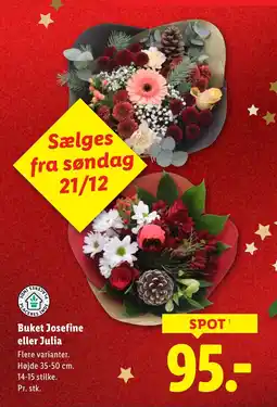 Lidl Buket Josefine eller Julia tilbud