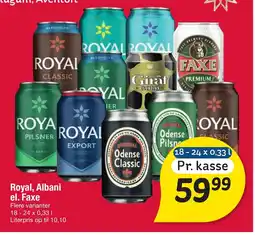 Fakta Tyskland Royal, Albani el. Faxe tilbud