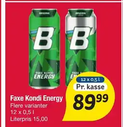 Fakta Tyskland Faxe Kondi Energy tilbud