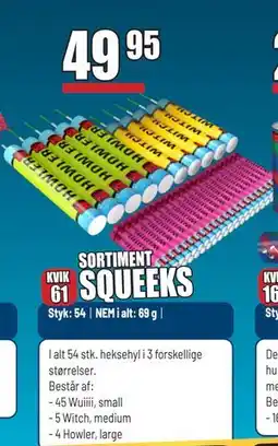 Thansen SQUEEKS tilbud