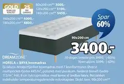 JYSK HORSLA + BRYA boxmadras tilbud