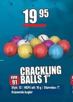 Thansen CRACKLING BALLS 1” tilbud