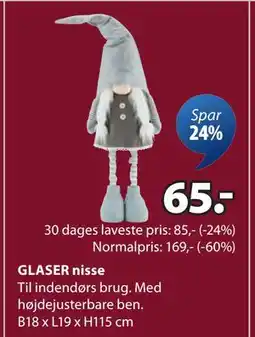 JYSK GLASER nisse tilbud
