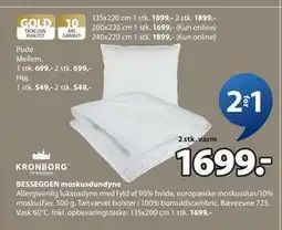 JYSK BESSEGGEN moskusdundyne tilbud