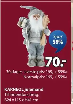 JYSK KARNEOL julemand tilbud