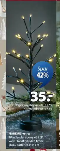 JYSK NORDRE lystræ tilbud