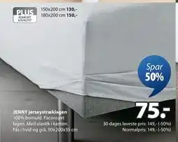 JYSK JENNY jerseystræklagen tilbud