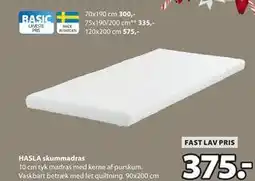 JYSK HASLA skummadras tilbud