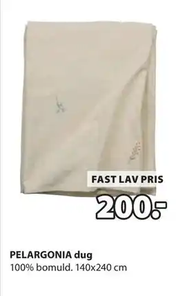 JYSK PELARGONIA dug tilbud