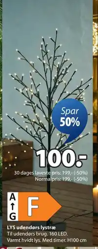 JYSK LYS udendørs lystræ tilbud