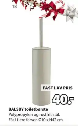 JYSK BALSBY toiletbørste tilbud