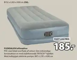 JYSK FLENDALEN luftmadras tilbud