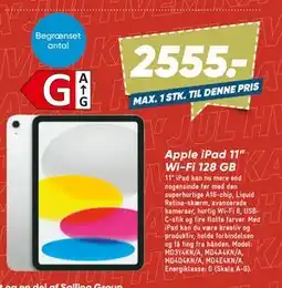 Bilka Apple iPad 11” Wi-Fi 128 GB tilbud