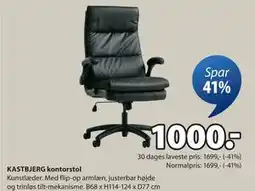 JYSK KASTBJERG kontorstol tilbud