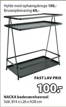 JYSK NACKA badeværelsesreol tilbud
