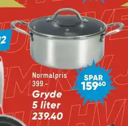 Bilka Gryde 5 liter tilbud