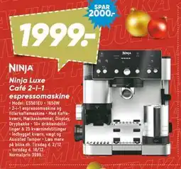 Bilka Ninja Luxe Café 2-i-1 espressomaskine tilbud