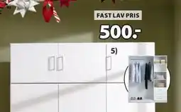 JYSK FANDRUP garderobeskab tilbud