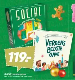 Bilka Spil til mandelgave tilbud