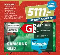 Bilka SAMSUNG TQ65Q7F2 tilbud