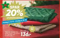 Bilka SPAR 20% på juledamaskduge tilbud