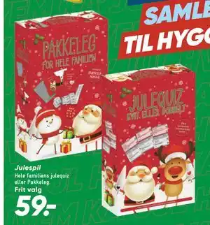 Bilka Julespil tilbud