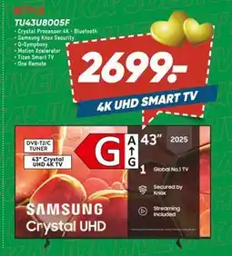Bilka SAMSUNG TU43U8005F tilbud