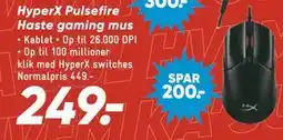 Bilka HyperX Pulsefire Haste gaming mus tilbud