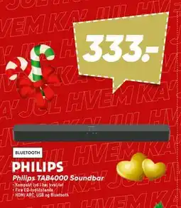 Bilka Philips TAB4000 Soundbar tilbud