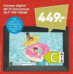 Bilka Frameo digital Wi-Fi fotoramme 10,1” PFF-1024B tilbud