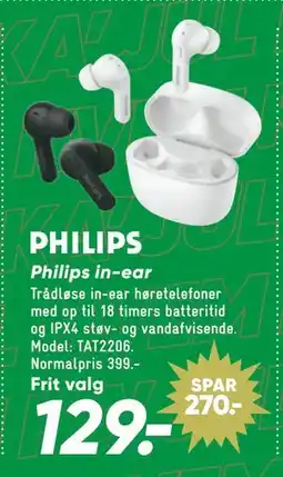 Bilka Philips in-ear tilbud