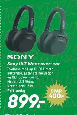 Bilka Sony ULT Wear over-ear tilbud