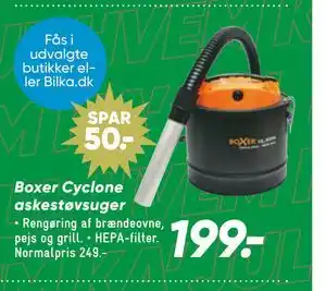 Bilka Boxer Cyclone askestøvsuger tilbud