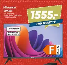 Bilka Hisense 40A4N tilbud