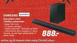 Bilka Soundbar med trådløs subwoofer tilbud