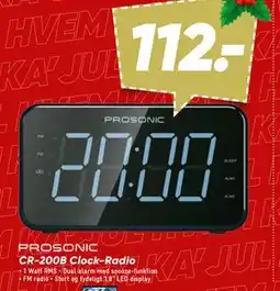 Bilka CR-200B Clock-Radio tilbud