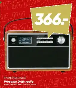 Bilka Prosonic DAB-radio tilbud
