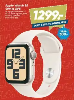 Bilka Apple Watch SE 40mm GPS tilbud