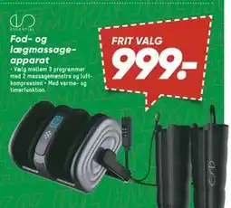 Bilka Fod- og lægmassageapparat tilbud