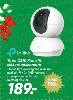 Bilka Tapo C210 Pan/tilt sikkerhedskamera tilbud