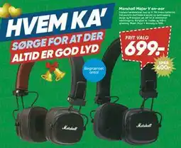 Bilka Marshall Major V on-ear tilbud