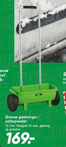 Bilka Grouw gødnings-/ saltspreder tilbud