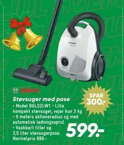 Bilka Støvsuger med pose tilbud